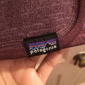 Patagonia Purple Fleece Scarf